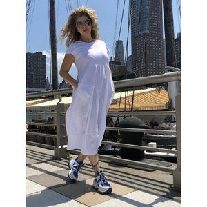 Italian Dress Cotton summer dress casual boho chic trendy comfy date night party